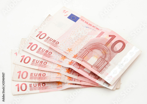 10 euros bank notes