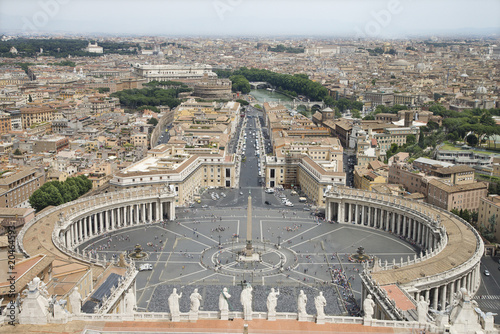 St Peter's Square and Vatican City © iofoto