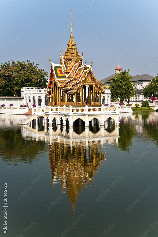 pavilion in Bang Pa-In Palace, Royal Summer Palace, Ajutthaya