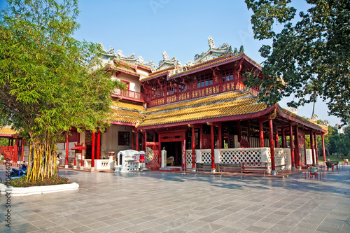 main residence building at Bang Pa-In Palace,  Ajuttaya