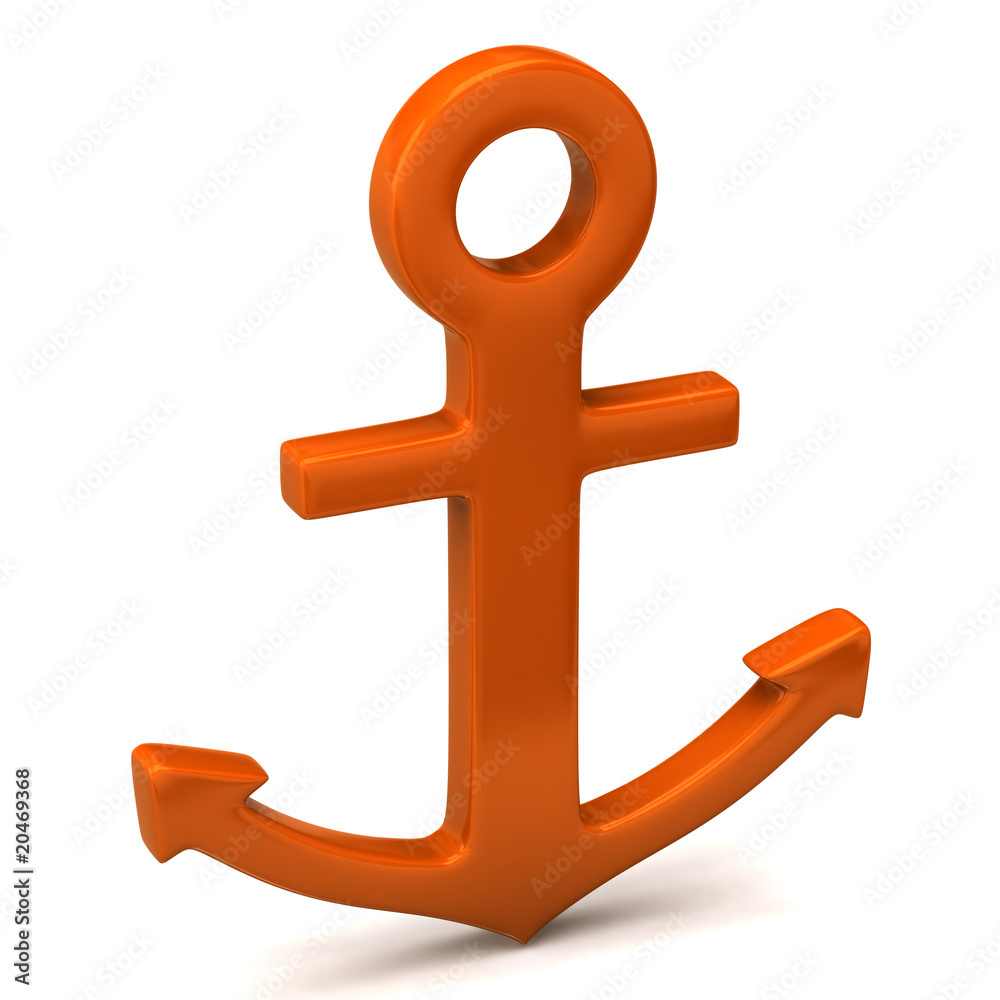 orange anchor Stock Illustration Adobe Stock