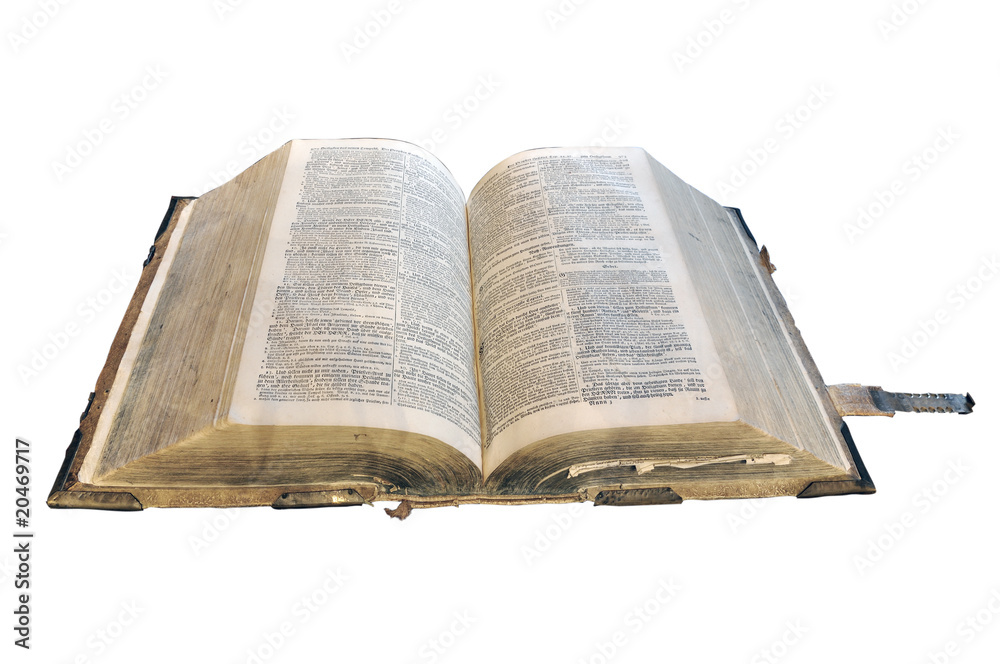 Obraz premium Old open book