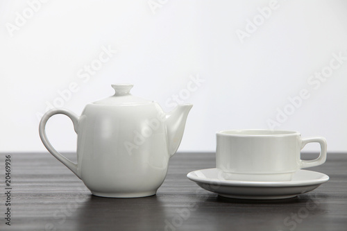 cup and tea pot