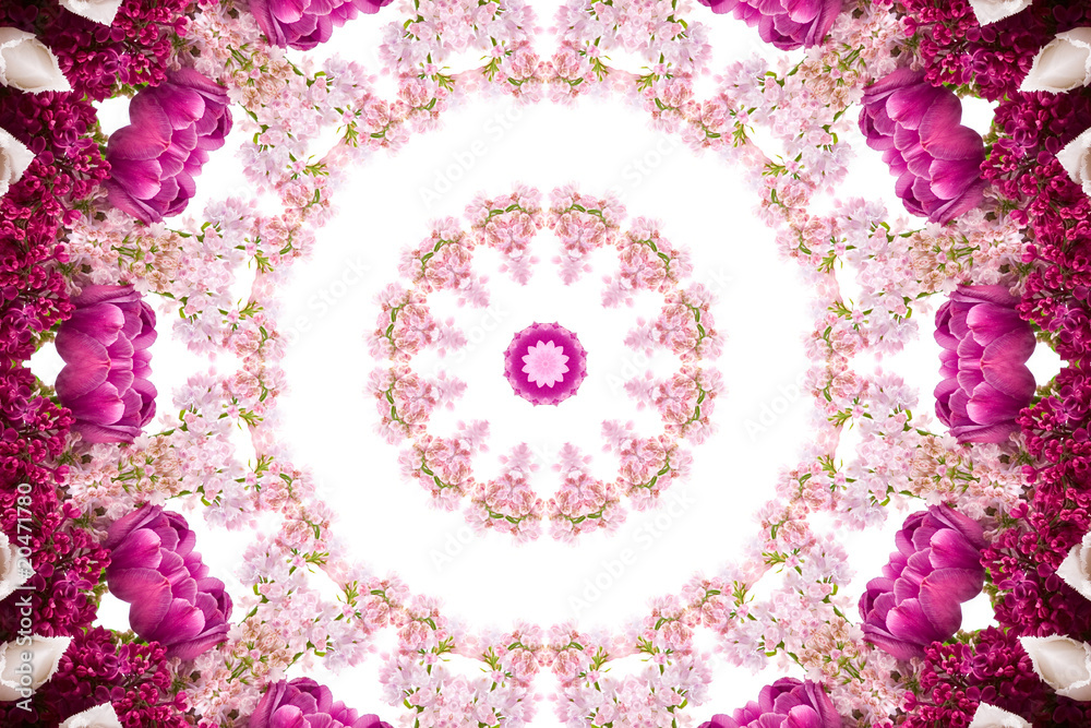 custom made wallpaper toronto digitalSpring kaleidoscope