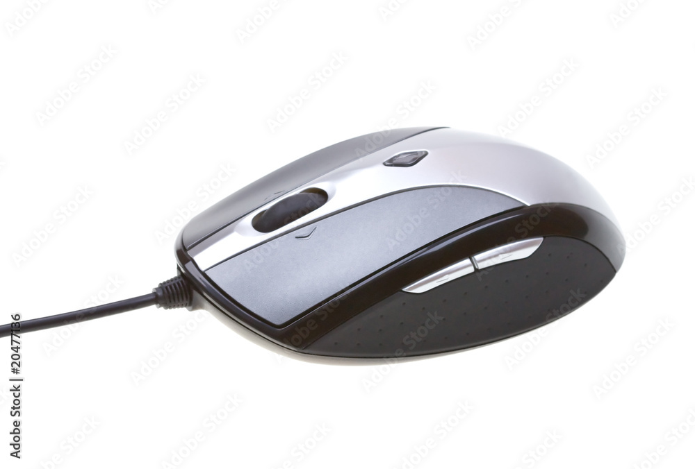 Close-up computer mouse isolated on white Close-up computer mouse isolated on white