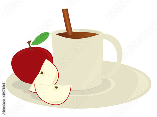 Apple cider in mug