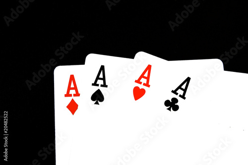 cards four cards aces