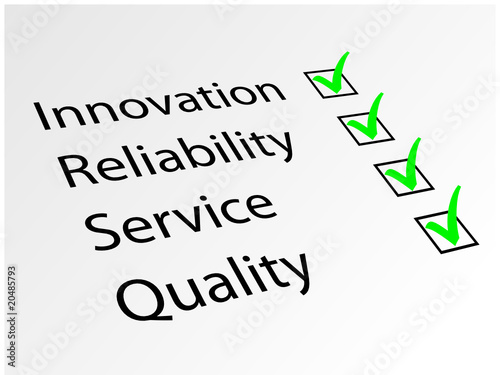 Business Survey (innovation reliability service quality)