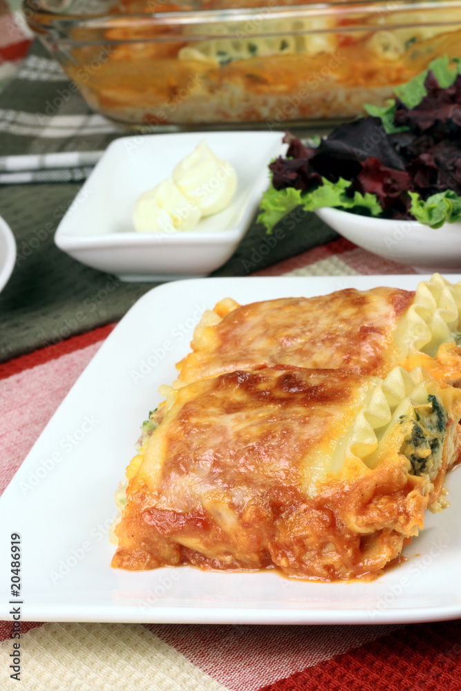 italian lasagna rolls