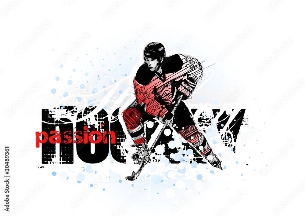 Fototapeta premium Hokej na lodzie