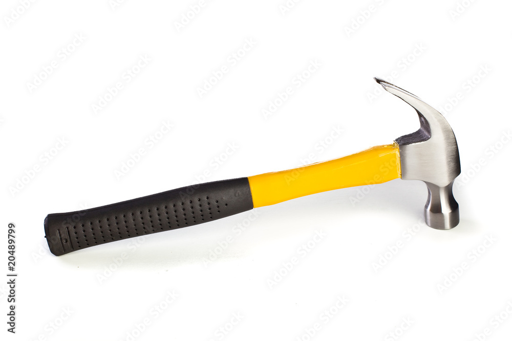 hammer on white background hammer on white background
