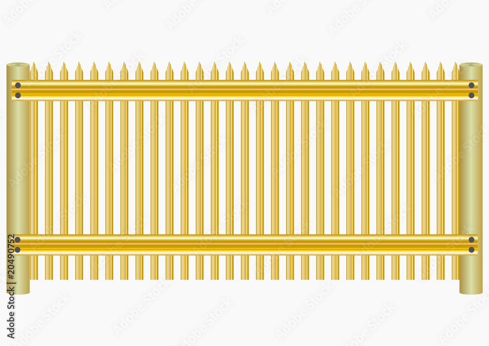 Wooden fence. Wooden fence.