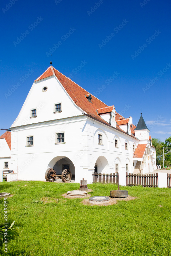 renaissance water mill, Slup, Czech Republic