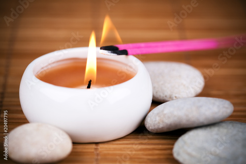 Fotografija Composition zen / bâtonnets d'encens