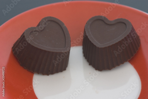 cuori di cioccolato