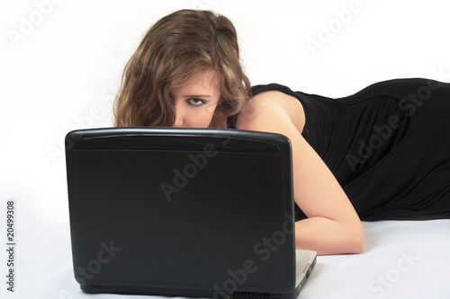 girl with the laptop