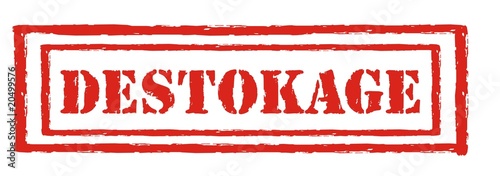 Fotografie tampon destokage