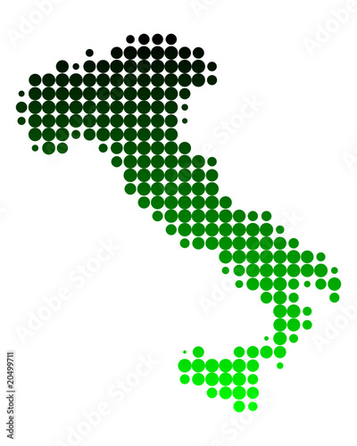 Karte von Italien