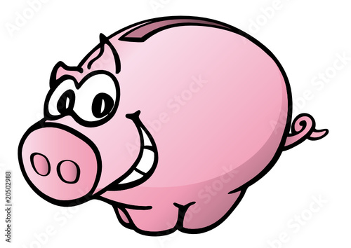 Cartoon Sparschwein