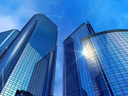 Fotografie Modern office buildings