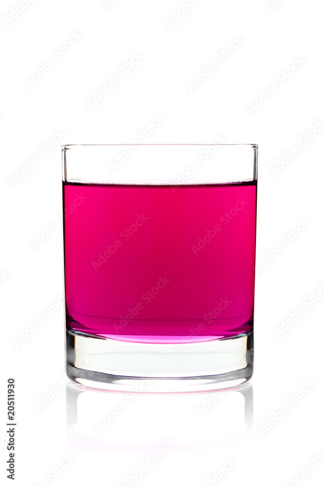 Maroon color drink