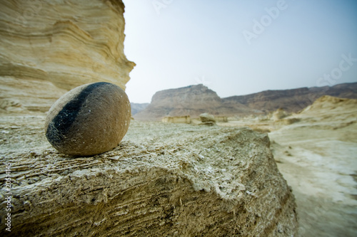 moment of old mountain,near Dead Sea, Israel