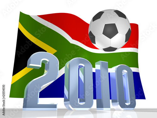 WM 2010_Fahne_Südafrika