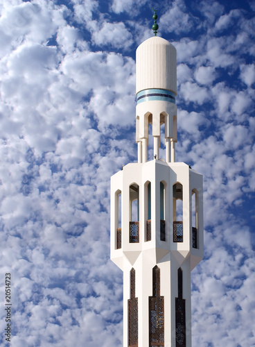 A beautiful Minaret in Bahrain photo