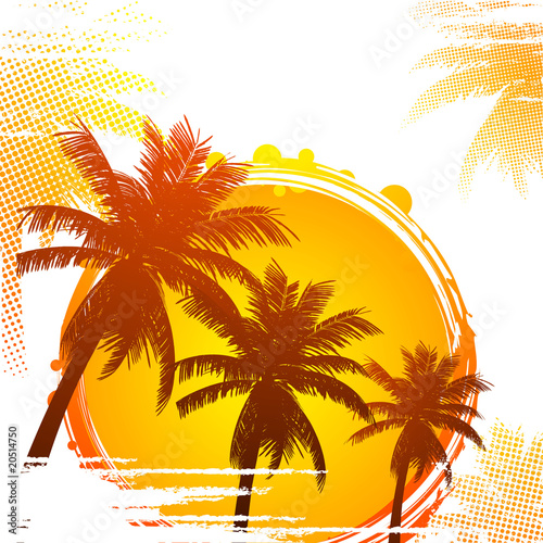 hot tropical background
