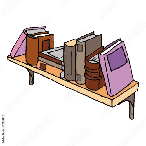 Etagère de livres