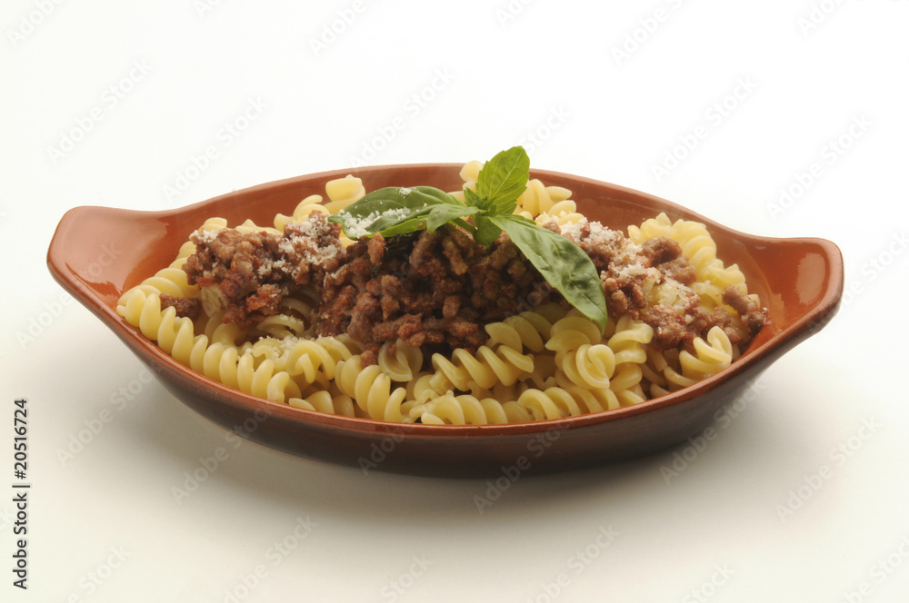 Fusilli al ragù Fusilli al ragù