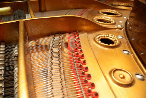 Flügel klassische Musik Innenleben