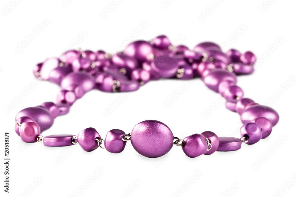 Thread, beads, female ornament. Thread, beads, female ornament.