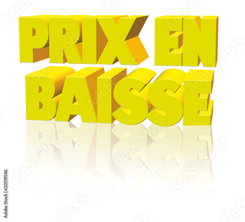 PRIX EN BAISSE