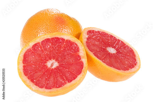 Fresh grapefruits photo