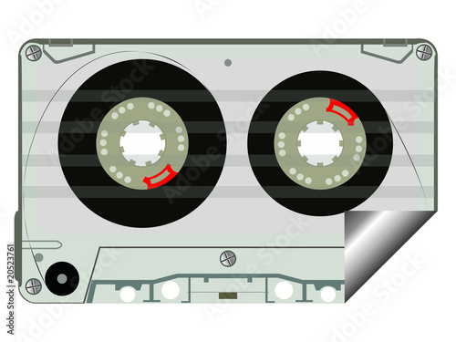 audio tape label