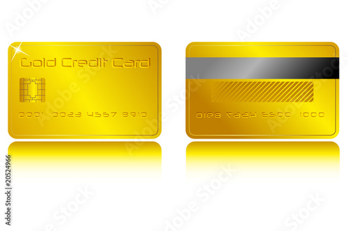 Gold credit card