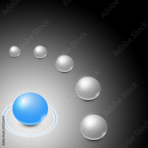 Abstract background from balls