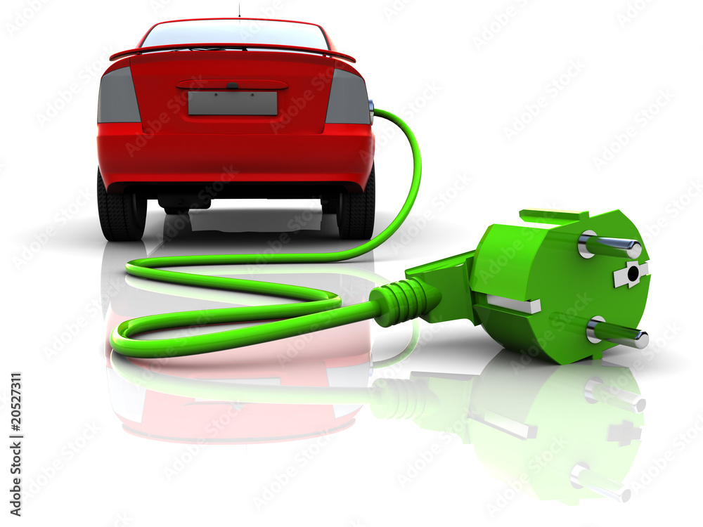 Fototapeta premium electric car