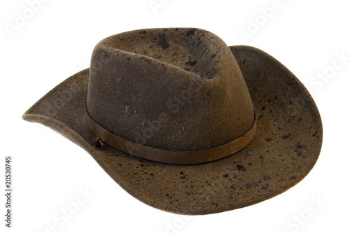 wet wool felt cowboy hat