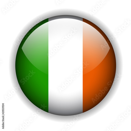 Free Download Ireland flag button, vector - GFXLoad