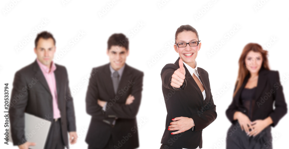 Portrait of a successful business team Portrait of a successful business team