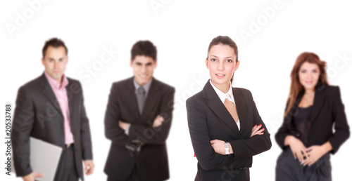 Portrait of a successful business team