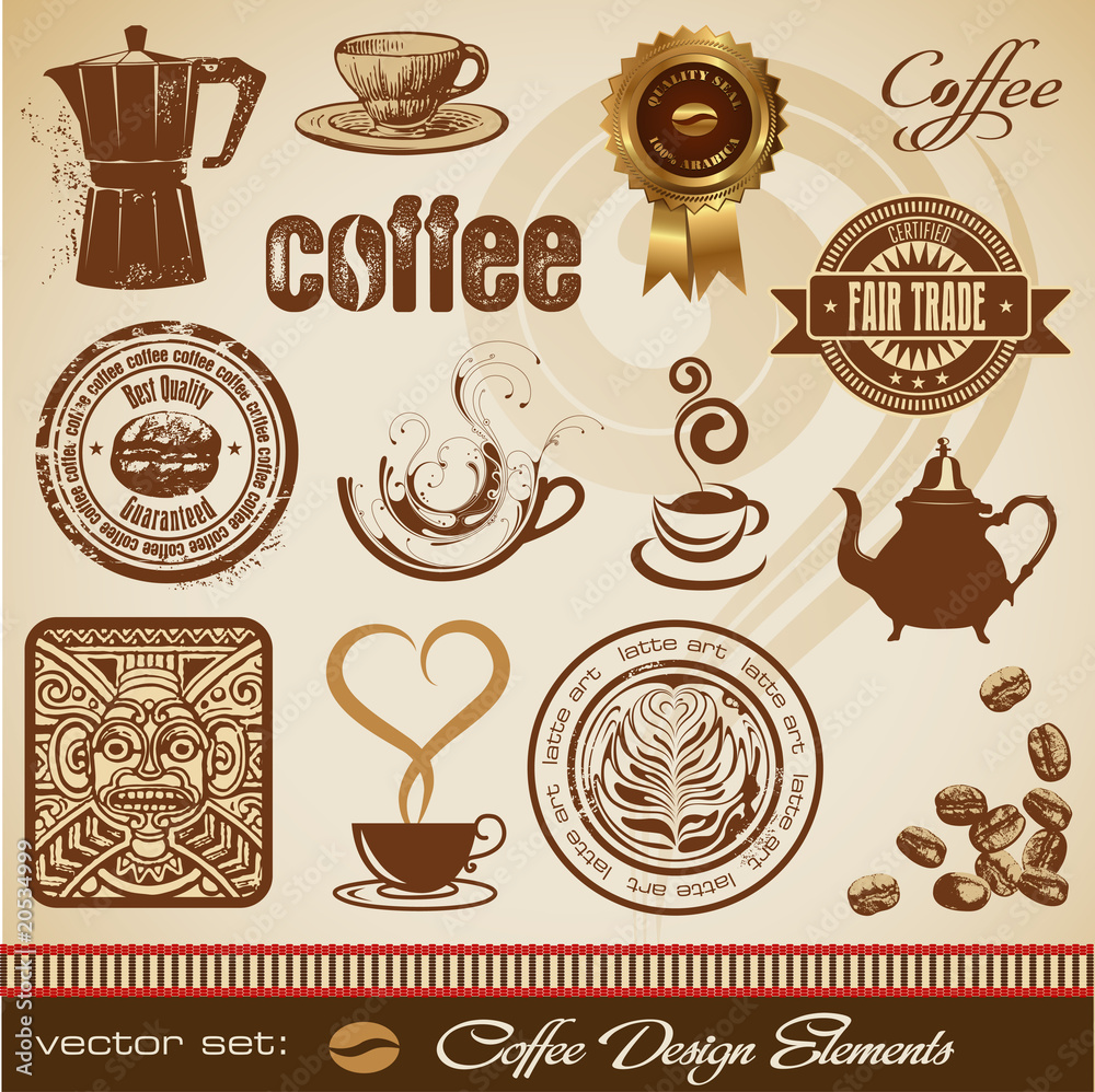 coffee design elements
