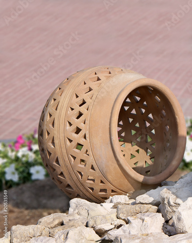 Traditional arabic pottery photo