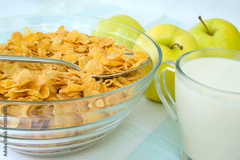 cornflakes and milk cornflakes and milk