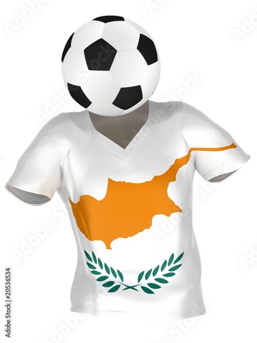 Fototapeta Naklejka Na Ścianę i Meble -  National Soccer Team of Cyprus | All Teams Collection |