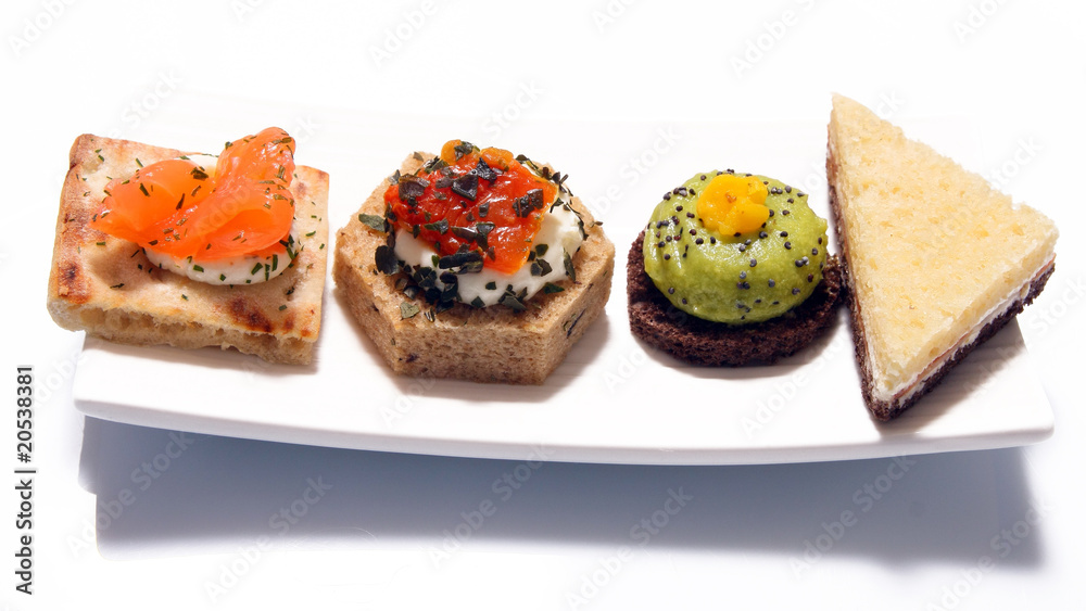 Assortiment de canapés