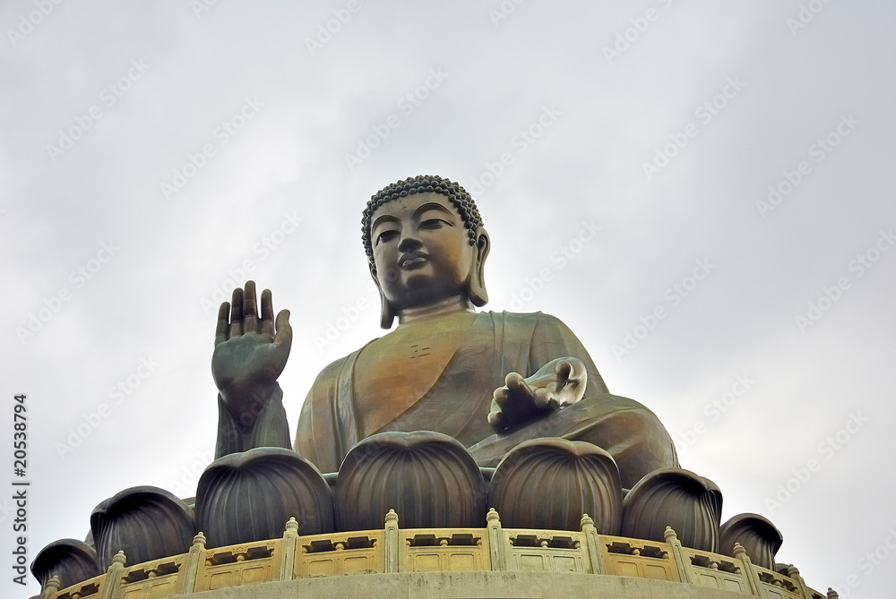 Fototapeta premium Hong Kong Tian Tan Buddha statue in Lantau island