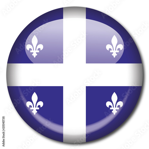 Chapa bandera Quebec